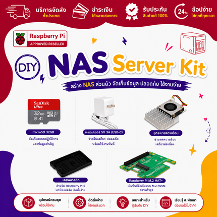 บริษัท โกลบอลโทรนิค อินเตอร์เทรด จำกัด NAS_Server_Kit