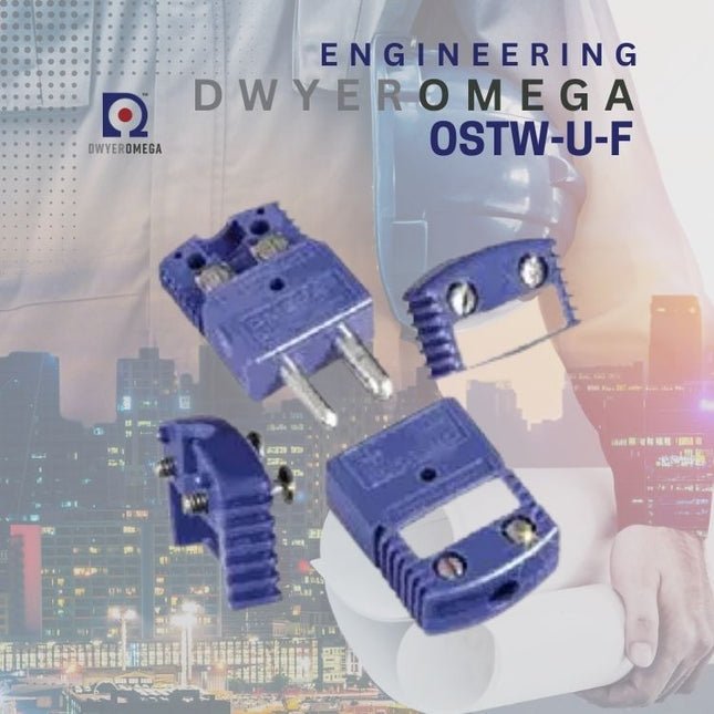 OMEGA - OSTW-U-F - Thermocouple Connector, Receptacle, Type B, OSTW Series