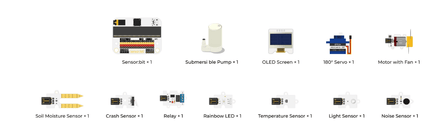 อุปกรณ์เสริมใน Elecfreaks Smart Home Kit