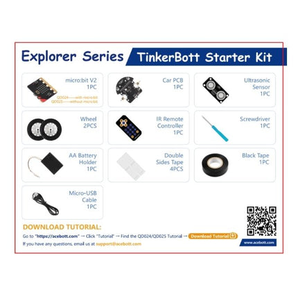 ACEBOTT TinkerBott microbit Car Starter Kit