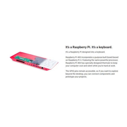 Official Raspberry pi 400 EU set US Keyboard EU Plug - บริษัท โกลบอลโทรนิค อินเตอร์เทรด จํากัด