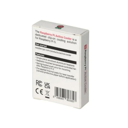 Official Raspberry Pi 5 Active cooler - บริษัท โกลบอลโทรนิค อินเตอร์เทรด จํากัด