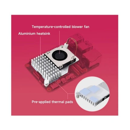 Official Raspberry Pi 5 Active cooler - บริษัท โกลบอลโทรนิค อินเตอร์เทรด จํากัด