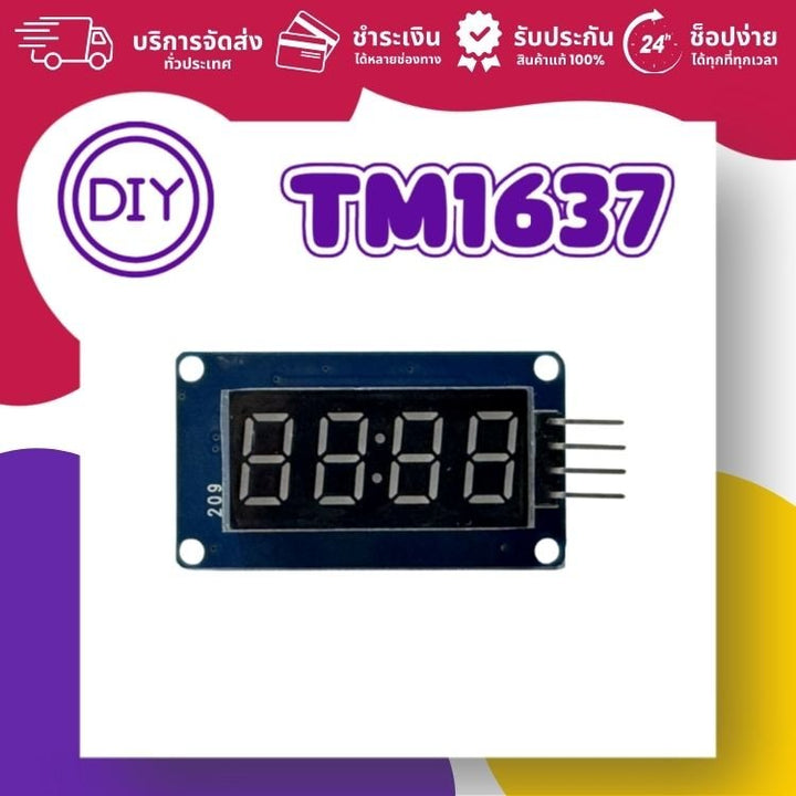 TM1637 4-Digit 7-Segment Display Module