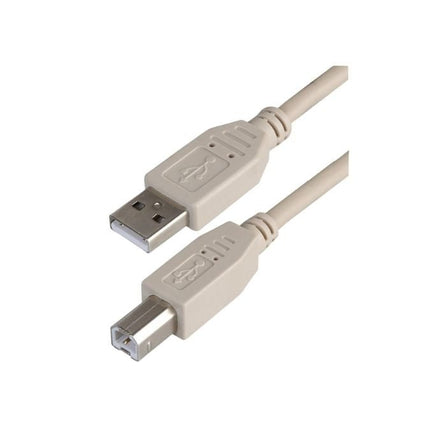 USB 2.0 A to B Male Cable, 1m Grey - บริษัท โกลบอลโทรนิค อินเตอร์เทรด จํากัด